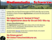 Tablet Screenshot of medienstudio-schwarzwald.com